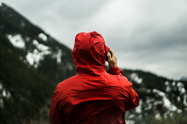 A good raincoat is essential when going on a hike in the backcountry