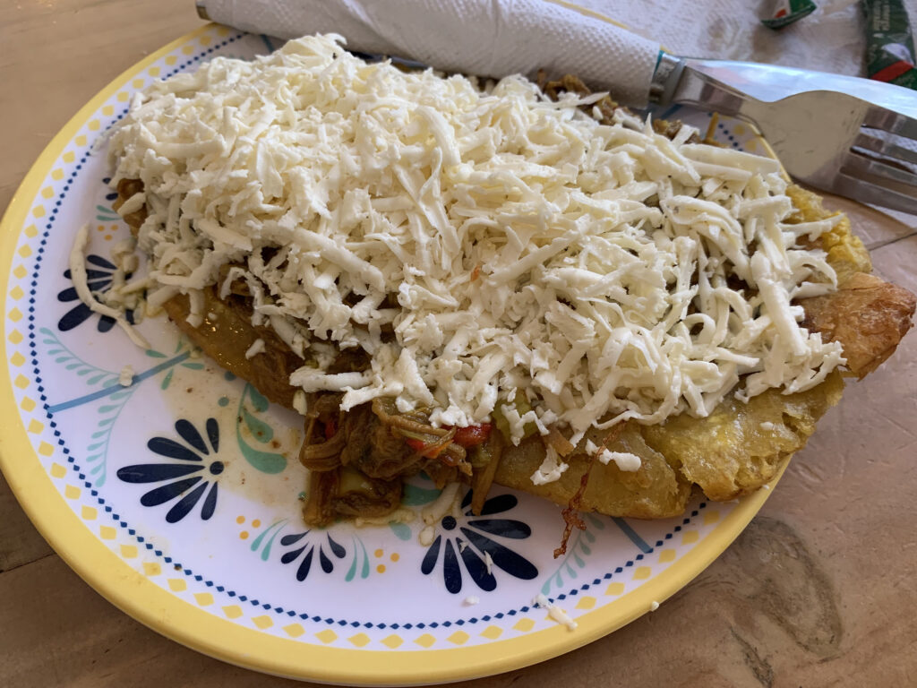 Arepa at Sierva Maria Cartagena
