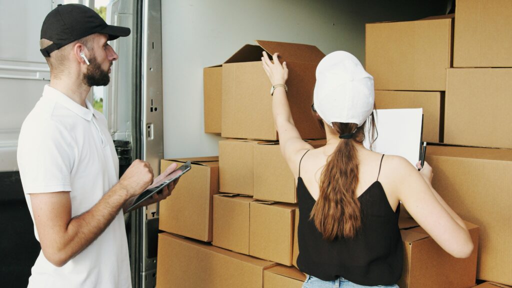 movers and moving boxes