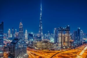 Dubai at night