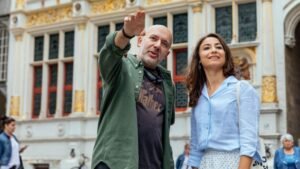 Tour guide in Bruges