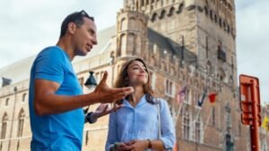 Tour guide in Belgium