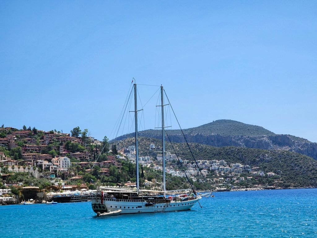 Gulet boat on the water in Turkey